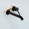 Смеситель для умывальника GAPPO G06-6 чёрный G1206-6